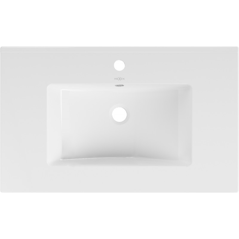 Mexen Atena umývadlo zapustené do dosky 76 x 46 cm, biele - 25017500