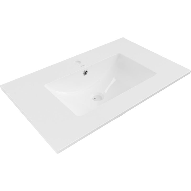 Mexen Atena vstavané umývadlo do dosky 76 x 46 cm, biele - 25017500