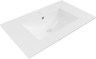 Mexen Atena umývadlo zapustené do dosky 76 x 46 cm, biele - 25017500