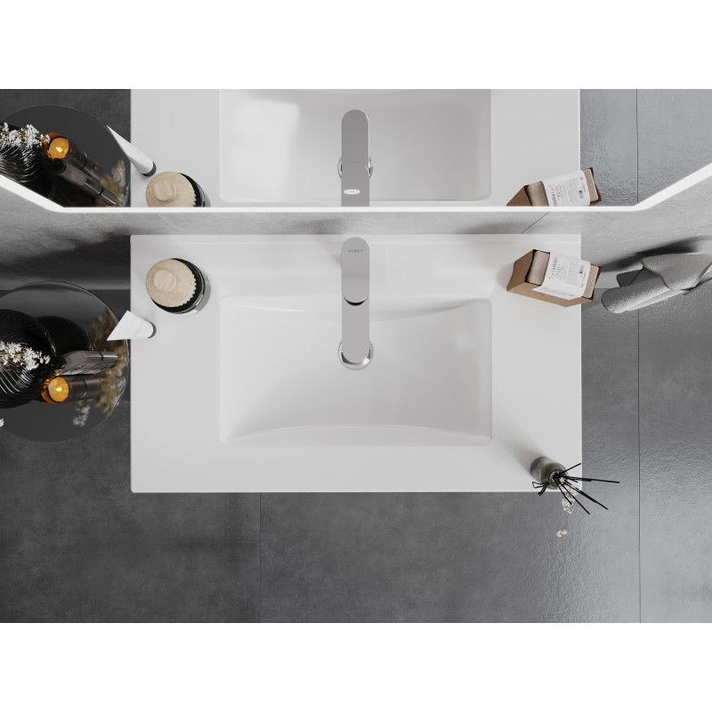 Mexen Atena umývadlo zapustené do dosky 80 x 46 cm, biele - 25018000