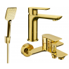 Mexen Alfa R62 vaňový set, zlatý - 745703R62-50