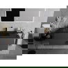 Mexen Atena zápustné umývadlo 100 x 46 cm, Čierna matná - 25011070