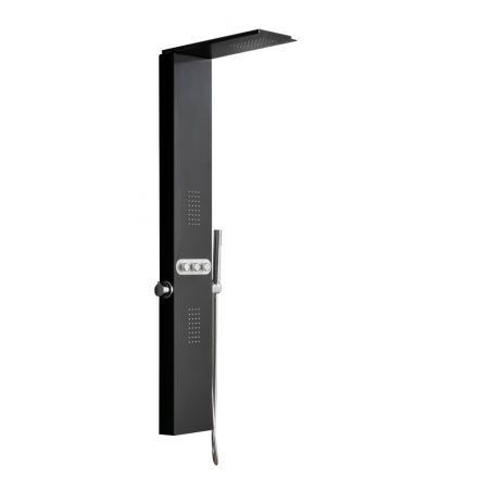 Mexen Omar sprchový panel, čierny - 7610-03-70