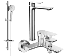 Mexen Alfa DQ40 vaňová sada, chróm - 745713DQ40-00