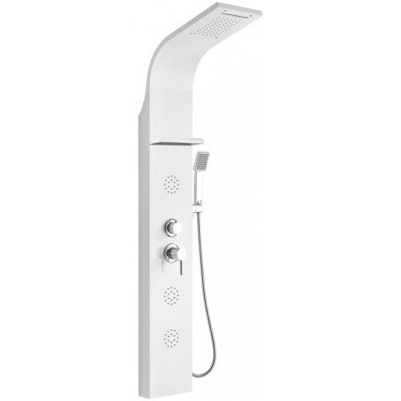 Mexen Borg sprchový panel, biely - 7615-03-20