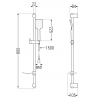 Mexen Alfa DF62 vaňová sada, chróm - 745713DF62-00