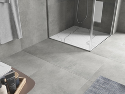Mexen Hugo štvorec so sprchovou vaničkou SMC 80 x 80 cm, biely kameň - 42158080