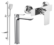 Mexen Alfa DF62 sprchová sada, chróm - 745714DF62-00