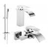 Mexen Aries DQ77 vaňový set, chróm - 744803DQ77-00