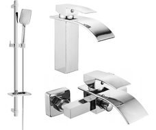 Mexen Aries DQ62 vanová sada, chróm - 744803DQ62-00