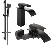 Mexen Aries DQ45 vaňová sada, čierna - 744803DQ45-70