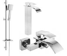 Mexen Aries DQ45 vaňová súprava, chróm - 744813DQ45-00