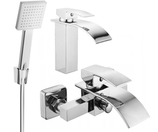 Mexen Aries R45 vaňový set, chróm - 744803R45-00