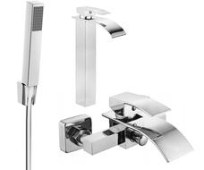 Mexen Aries R77 vaňová súprava, chróm - 744813R77-00