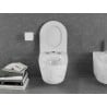 Mexen Lena WC misa Rimless s pomaly zatvárajúcim sa tenkým sedadlom, duroplast, biely kameň - 30224093