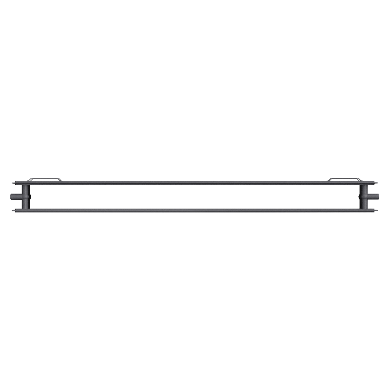 Mexen CH20 Hygienický doskový radiátor 400 x 2200 mm, bočné pripojenie, 1749 W, antracit - W420H-040-220-66