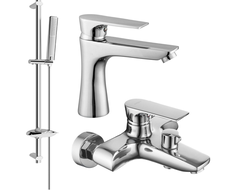 Mexen Axel DB72 vaňová sada, chróm - 73803DB72-00