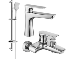 Mexen Axel DB62 sada na vaňu, chróm - 73803DB62-00