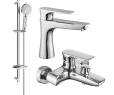 Mexen Axel DB40 vaňová sada, chróm - 73803DB40-00