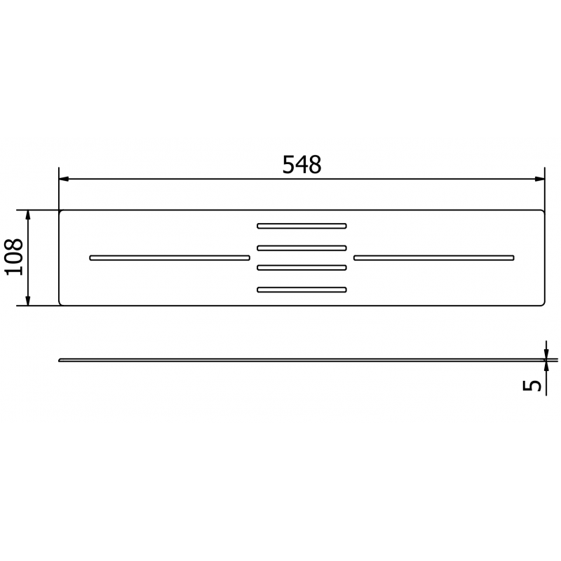 Mexen Toro kryt do sprchovej vaničky 100-120 cm, biely - 43910020