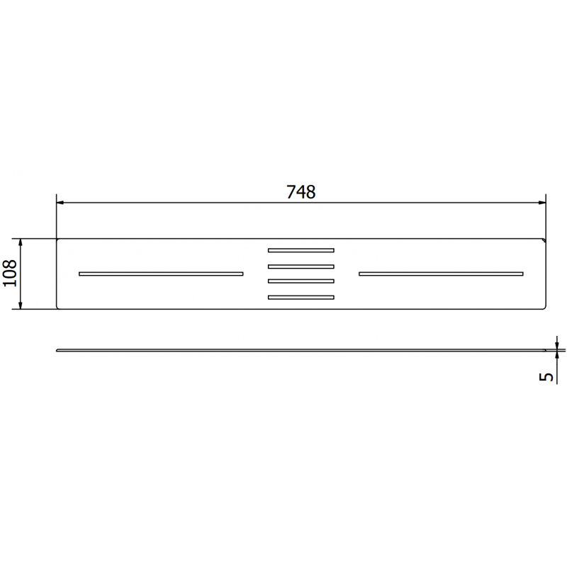 Mexen Toro maskovací panel pre sprchovú vaničku 170-200 cm, biela - 43930020