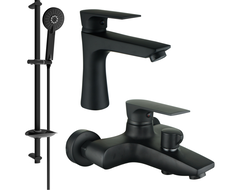 Mexen Axel DB40 sada na vaňu, čierna - 73803DB40-70