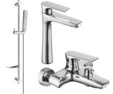 Mexen Axel DF72 vaňová súprava, chróm - 73813DF72-00