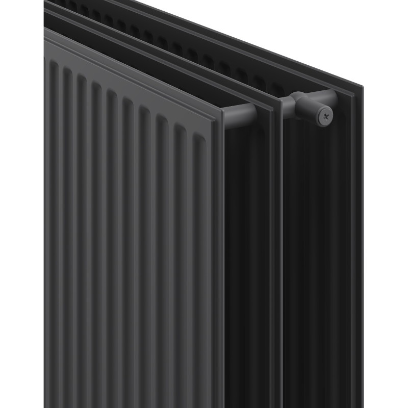 Mexen CH30 Hygienický doskový radiátor 300 x 400 mm, bočné pripojenie, 349 W, antracit - W430H-030-040-66