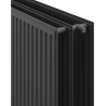 Mexen CH30 Hygienický doskový radiátor 300 x 400 mm, bočné pripojenie, 349 W, antracit - W430H-030-040-66
