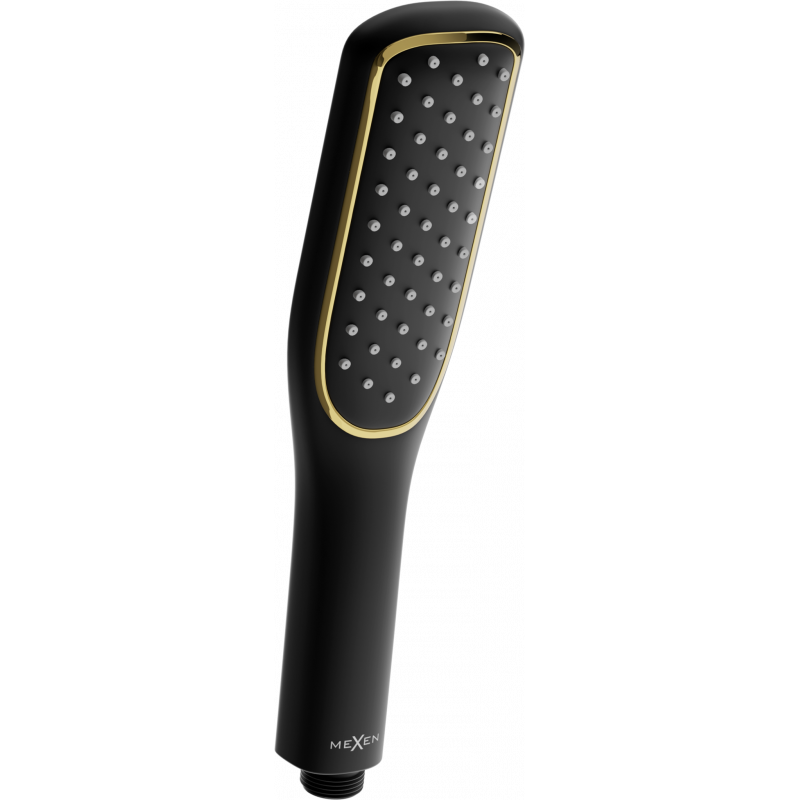 Mexen R-49 sprchová hlavica 1-funkčná, čierna/zlatá - 79549-75