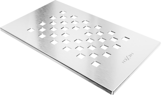 Mexen Hugo maskovacia doska do sprchovej vaničky, inox - 42910001