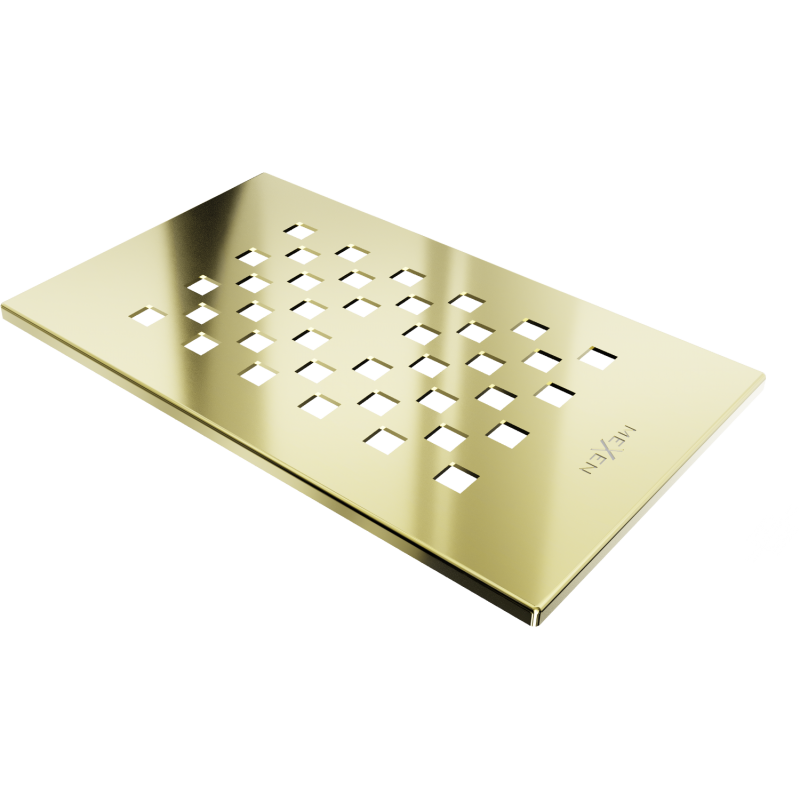 Mexen Hugo kryt na sprchový kút, zlatý - 42910050