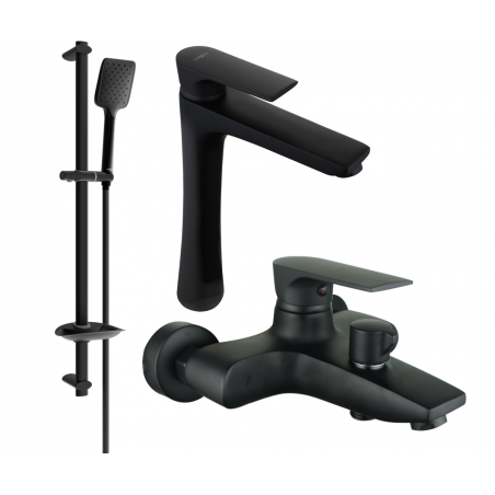 Mexen Axel DB62 vaňový set, čierny - 73813DB62-70