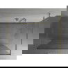 Mexen Kioto voľne stojaca sprchová priečka 155 x 200 cm, transparentná 8 mm, zlatá - 800-155-002-50-00
