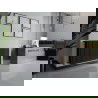 Mexen CH30 Hygienický radiátor plechový 400 x 1000 mm, bočné pripojenie, 1096 W, antracit - W430H-040-100-66