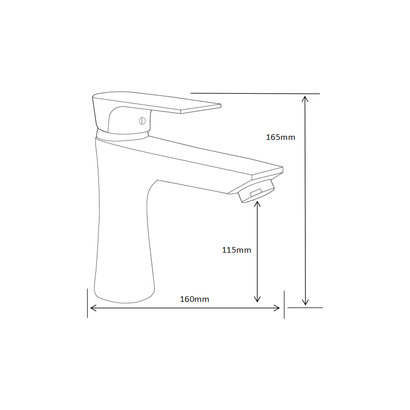 Mexen Axel R62 vaňová sada, čierna - 73803R62-70