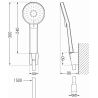 Mexen Axel R40 vaňový set, chróm - 73803R40-00