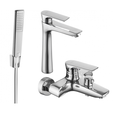 Mexen Axel R72 vaňový set, chróm - 73813R72-00