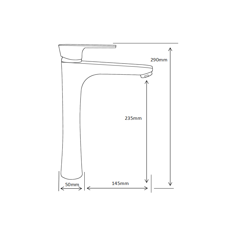 Mexen Axel R72 súprava na vaňu, čierna - 73813R72-70