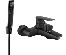Mexen Axel R72 vaňová batéria so sprchovou súpravou, čierna - 7383R72-70