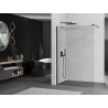Mexen Kioto sprchová stena Walk-in 75 x 200 cm, transparent 8 mm, čierna - 800-075-101-70-00