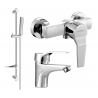 Mexen Caro DF72 sprchový set, chróm - 746604DF72-00