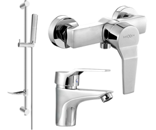 Mexen Caro DF72 sprchový set, chróm - 746604DF72-00