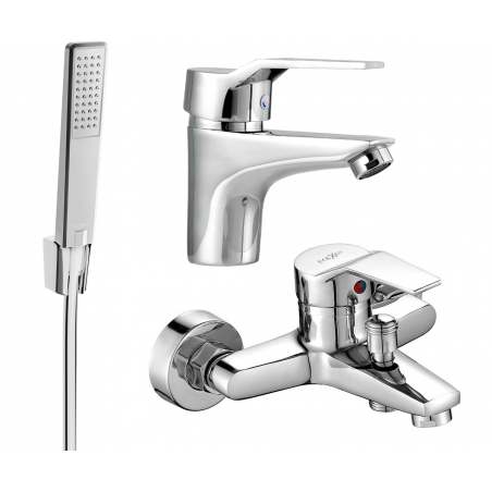 Mexen Caro R72 kúpeľňový set, chróm - 746603R72-00
