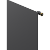 Mexen CVH10 Hygiene radiátor s plochým panelom 900 x 1000 mm, dolné pripojenie, 893 W, antracit - W610H-090-100-66