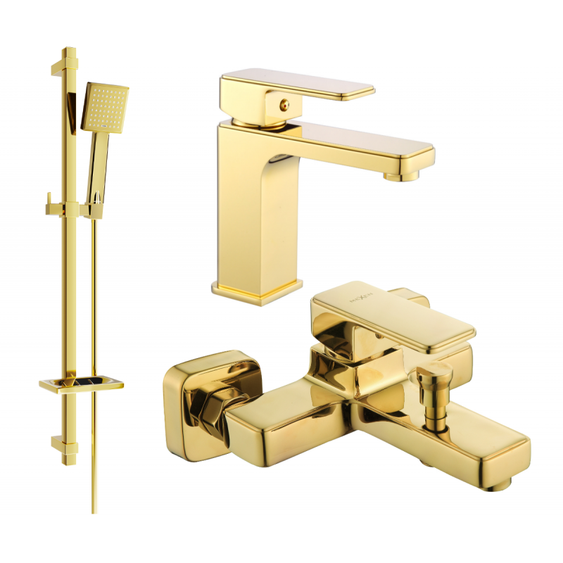 Mexen Cetus DQ45 vaňový set, zlatý - 744303DQ45-50