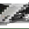 Mexen Kioto+ sprchová stena s poličkou Walk-in 85 x 200 cm, transparentná, chróm - 800-085-121-01-00