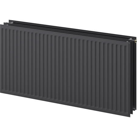 Mexen CVH30 Hygiene radiátor s plochými panelmi 300 x 3000 mm, dolné pripojenie, 2617 W, antracit - W630H-030-300-66