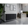 Mexen CVH30 Hygiene radiator s plochou 400 x 3000 mm, pripojenie dole, 3289 W, antracit - W630H-040-300-66