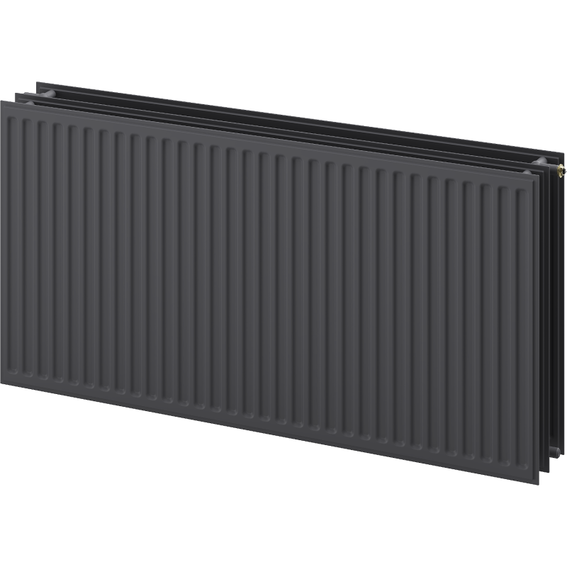Mexen CVH30 Hygienický radiátor 500 x 1400 mm, dolné pripojenie, 1815 W, antracit - W630H-050-140-66